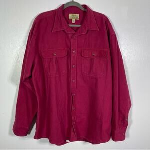 Cabela’s Deerskin Soft Chamois, Heavy Weight. Long Sleeve Button Down. Size 2XLT